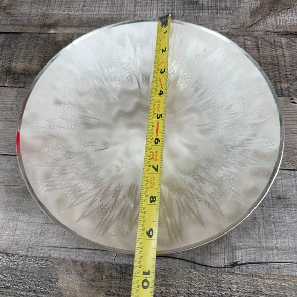 Vintage MCM Metal Serving Tray Dinner Plate - Picture 3 of 9